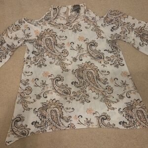Coco Bianco Elegant Paisley Blouse